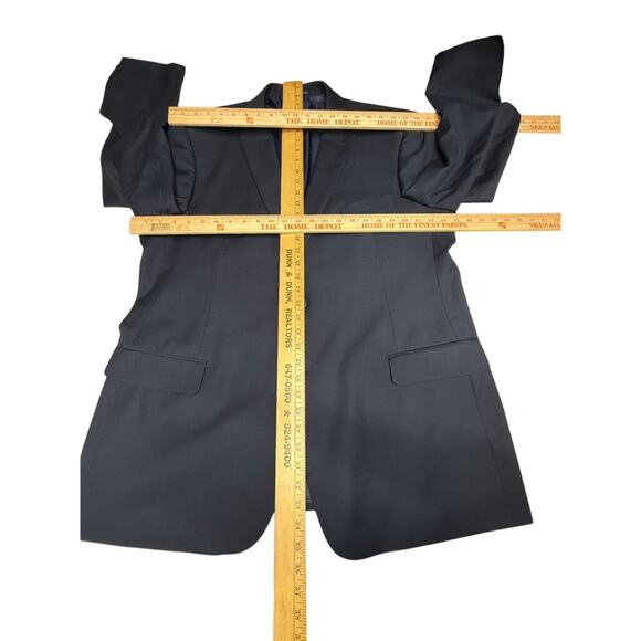 "Mantoni"Mens Blazer Italy Super 140's Wrinkle Resist. SZ. 48L 100% Virgin Wool - Picture 6 of 8